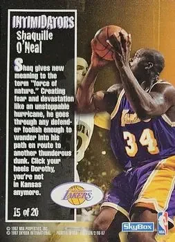 Back of Shaquille O'Neal