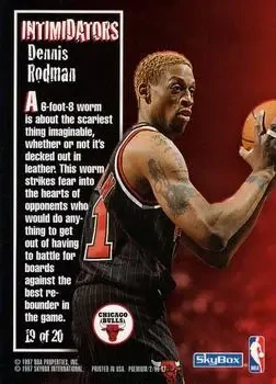 Back of Dennis Rodman