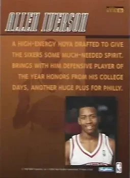 Back of Allen Iverson