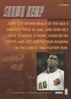 Back of Shawn Kemp