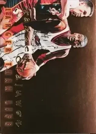 1996-97 SkyBox Premium #B14 Larger Than Life Hakeem Olajuwon