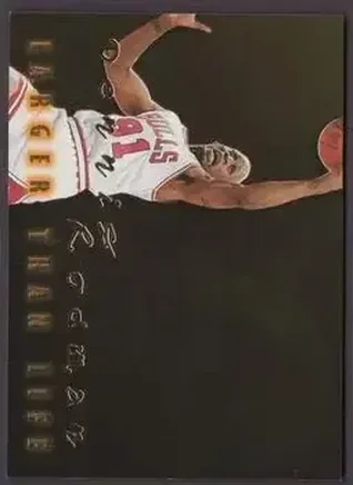 1996-97 SkyBox Premium #B16 Larger Than Life Dennis Rodman