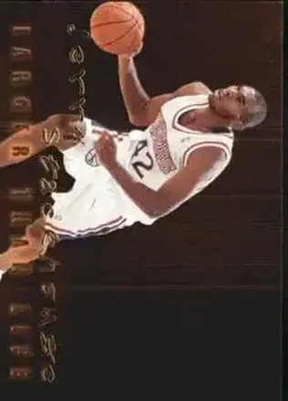 1996-97 SkyBox Premium #B17 Larger Than Life Jerry Stackhouse