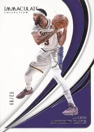 2023-24 Panini Immaculate Collection #38 - Anthony Davis - Los Angeles Lakers