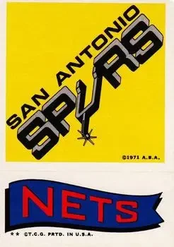 1973-74 Topps #NNO Team Stickers Card #NNO