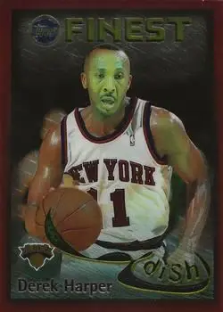1995-96 Finest #DS18 Dish and Swish Card #DS18