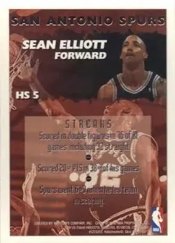 Back of Sean Elliott