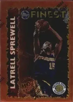 1995-96 Finest #HS6 Hot Stuff Latrell Sprewell