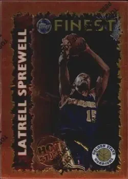 1995-96 Finest #HS6 Hot Stuff Latrell Sprewell