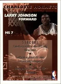 Back of Larry Johnson
