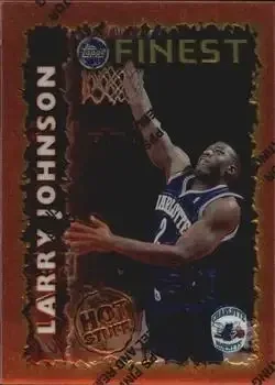 1995-96 Finest #HS7 Hot Stuff Larry Johnson