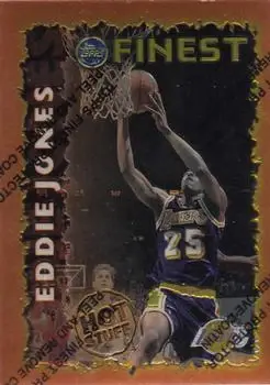 1995-96 Finest #HS8 Hot Stuff Eddie Jones