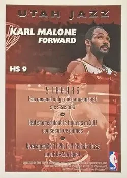Back of Karl Malone