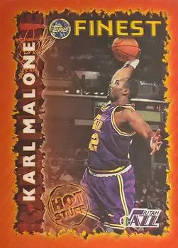 1995-96 Finest #HS9 Hot Stuff Karl Malone