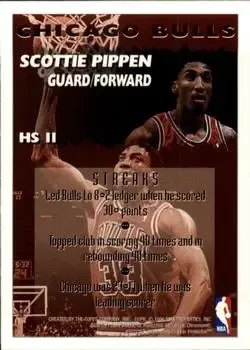 Back of Scottie Pippen