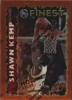 1995-96 Finest #HS12 Hot Stuff Shawn Kemp