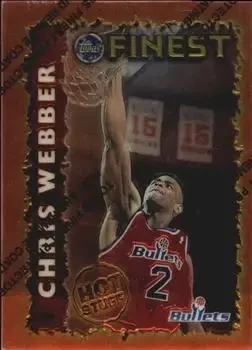 1995-96 Finest #HS13 Hot Stuff Chris Webber