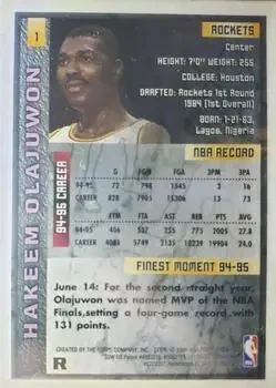 Back of Hakeem Olajuwon