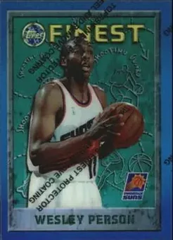 1995-96 Finest - Refractors #9 - Wesley Person - Phoenix Suns