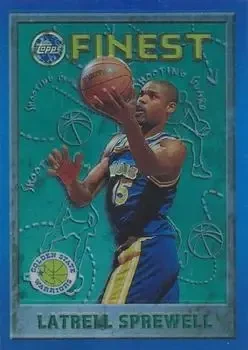 1995-96 Finest #10 Refractors Latrell Sprewell