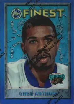 1995-96 Finest #12 Refractors Greg Anthony