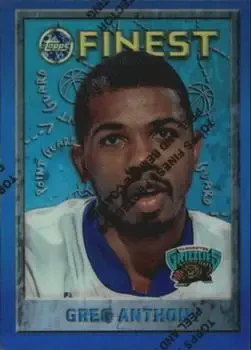 1995-96 Finest #12 Refractors Greg Anthony