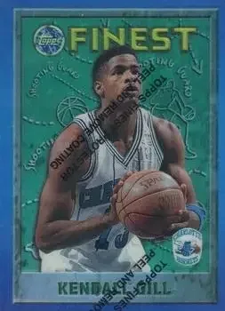 1995-96 Finest #13 Refractors Kendall Gill