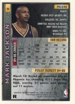 Back of Mark Jackson
