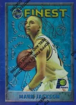 1995-96 Finest #14 Refractors Mark Jackson