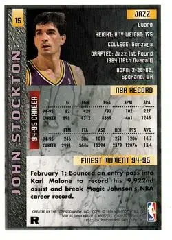 Back of John Stockton