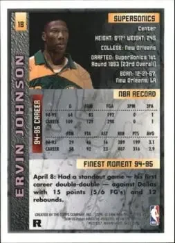 Back of Ervin Johnson