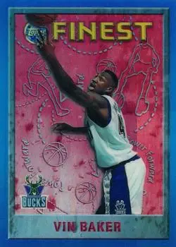 1995-96 Finest #20 Refractors Vin Baker