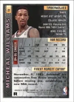 Back of Micheal Williams