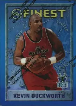1995-96 Finest #23 Refractors Kevin Duckworth
