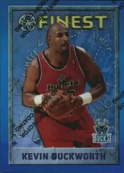 1995-96 Finest #23 Refractors Kevin Duckworth