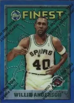 1995-96 Finest #24 Refractors Willie Anderson