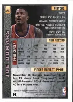 Back of Joe Dumars
