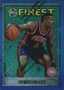 1995-96 Finest #25 Refractors Joe Dumars