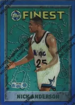 1995-96 Finest #28 Refractors Nick Anderson