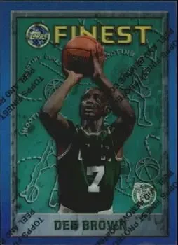 1995-96 Finest #29 Refractors Dee Brown