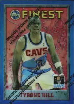 1995-96 Finest #30 Refractors Tyrone Hill