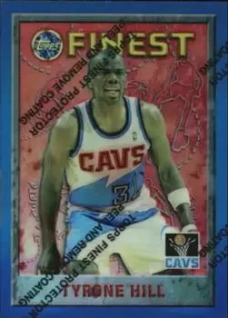 1995-96 Finest #30 Refractors Tyrone Hill
