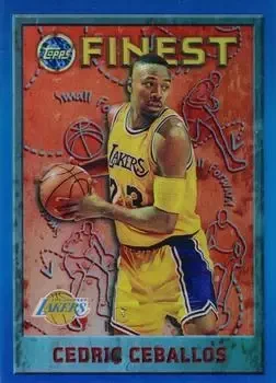 1995-96 Finest #35 Refractors Cedric Ceballos