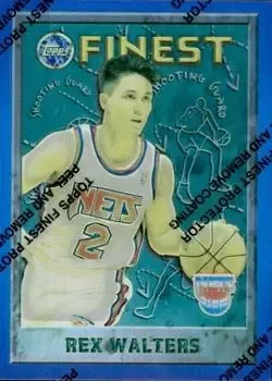 1995-96 Finest #36 Refractors Rex Walters