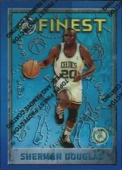 1995-96 Finest - Refractors #42 - Sherman Douglas - Boston Celtics