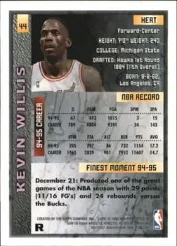 Back of Kevin Willis