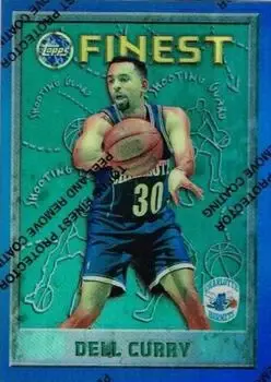 1995-96 Finest #51 Refractors Dell Curry