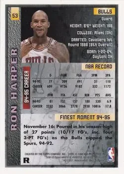 Back of Ron Harper