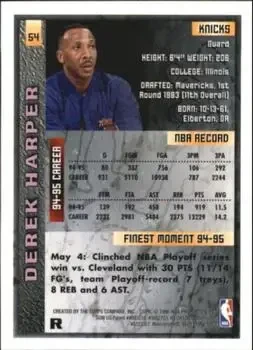 Back of Derek Harper