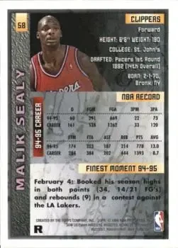 Back of Malik Sealy
